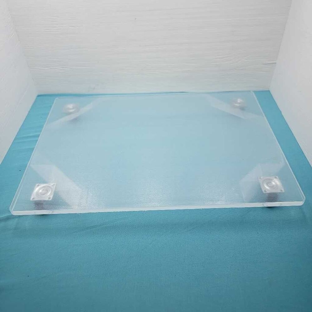 Acrylic Appliance Slider Countertop Roller Pad Base 10x14 inch